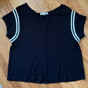 Joah Brown Rib Waffle Tee